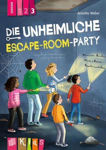 Die unheimliche Escape-Room-Party – Lesestufe 3: Differenzierte Lektüre mit spannenden Rätseln für Klasse 3/4 (KidS - Klassenlektüre in drei Stufen) von Verlag an der Ruhr