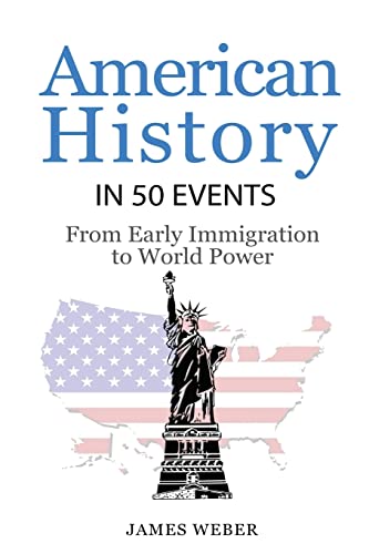 History: American History in 50 Events: From First Immigration to World Power (US History, History Books, USA History) (History in 50 Events Series)