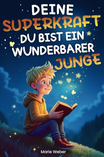 Deine Superkraft: Du bist ein wunderbarer Junge: Farbenfrohe Geschichten, Affirmationen und kleine Übungen für Mut, Selbstvertrauen und Reflexion im Alltag; ideales Geschenk für Jungen ab 7 Jahren von Independently published