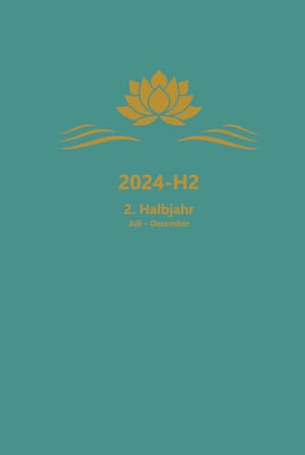 2024-2 Buchkalender und 10-Minuten Tagebuch für 6 Monate: Auf Grundlage Positiver Psychologie