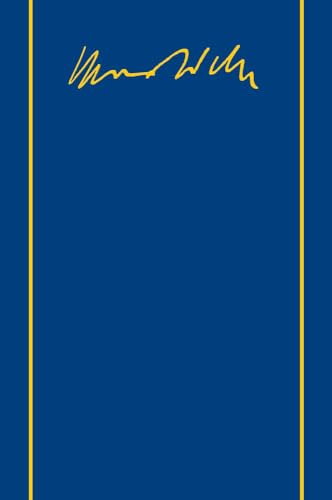 Max Weber-Gesamtausgabe: Band I/12: Verstehende Soziologie und Werturteilsfreiheit. Schriften und Reden 1908-1917 Max Weber-Gesamtausgabe: Band I/12: Verstehende Soziologie und Werturteilsfreiheit. Schriften und Reden 1908-1917