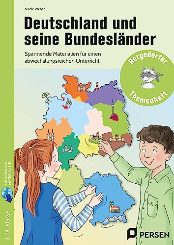 Deutschland und seine Bundesländer: Spannende Materialien für einen abwechslungsreiche n Unterricht (3. und 4. Klasse) von Persen Verlag i.d. AAP