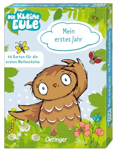 Die kleine Eule. Mein erstes Jahr: 40 Karten für die ersten Meilensteine. Hochwertige Meilenstein-Karten für Baby's erstes Jahr mit der beliebten ... (Die kleine Eule und ihre Freunde) von Oetinger