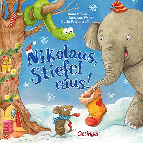 Nikolaus, Stiefel raus!: Lustig gereimtes Pappbilderbuch für Kinder ab 2 Jahren