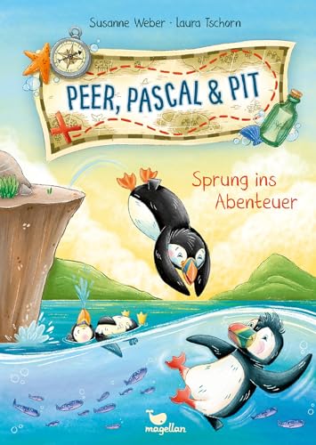 Peer, Pascal und Pit - Sprung ins Abenteuer: Ein Kinderbuch ab 5 Jahren in Reimen