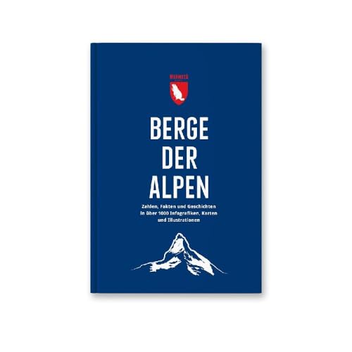 Berge der Alpen: Daten, Geschichten und Illustrationen zu 134 bedeutenden Gipfeln in allen Alpenländern von Marmota Maps