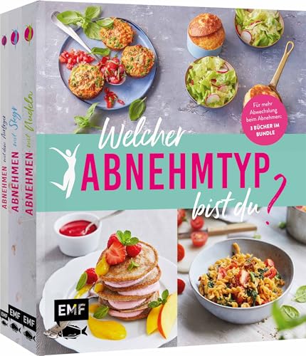 Welcher Abnehmtyp bist du?: 3 Bücher im Bundle: 130 Rezepte ohne Verzicht und für mehr Abwechslung beim Abnehmen