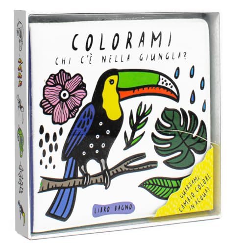 Colorami. Chi c'è nella giungla? Libro bagno von L'Ippocampo Ragazzi