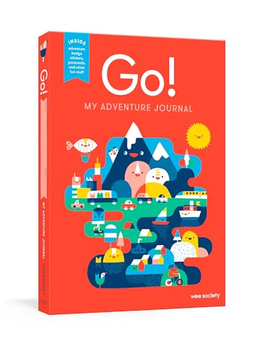 Go! (Red): A Kids' Interactive Travel Diary and Journal (Wee Society)