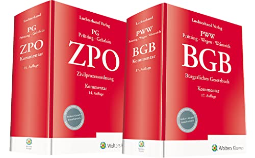 Bundle BGB Kommentar 17. Auflage und ZPO Kommentar 14. Auflage von Hermann Luchterhand Verlag