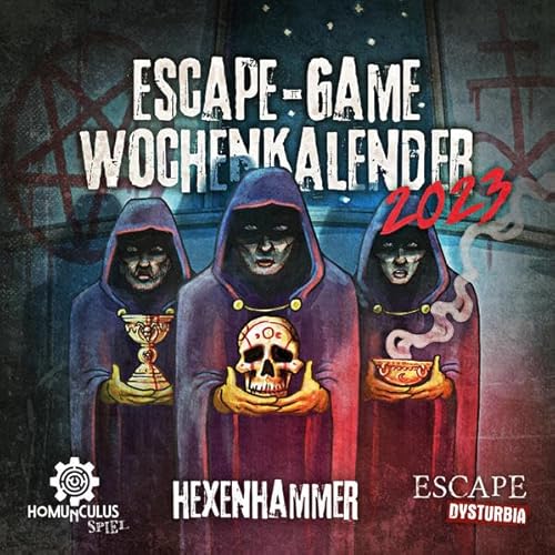 Escape-Game-Wochenkalender 2023: Hexenhammer: Der Tischkalender mit spannenden Rätseln für jede Woche im Jahr