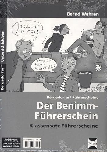 Benimm-Führerschein - Klassensatz Führerscheine (Bergedorfer® Führerscheine) von Persen Verlag in der AAP Lehrerwelt GmbH