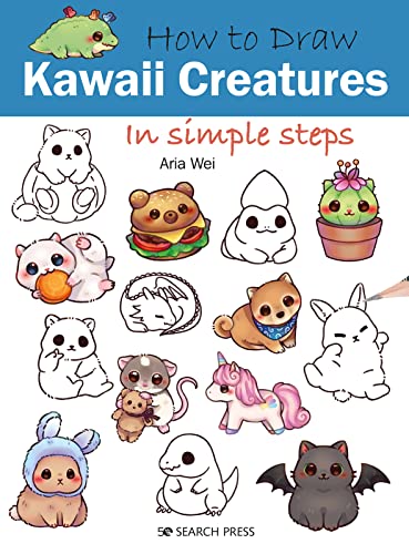 How to Draw Kawaii Creatures in Simple Steps von Search Press Ltd