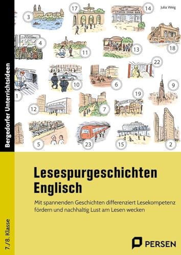 Lesespurgeschichten 7./8. Klasse - Englisch: Mit spannenden Geschichten differenziert Lesekompe tenz fördern und nachhaltig Lust am Lesen wecken von Persen Verlag i.d. AAP