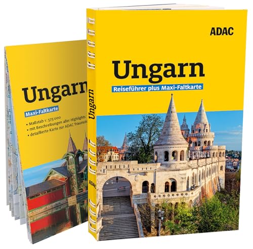 ADAC Reiseführer plus Ungarn: Mit Maxi-Faltkarte und praktischer Spiralbindung von ADAC