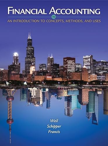 Financial Accounting: An Introduction to Concepts, Methods and Uses von South-Western College Publishing