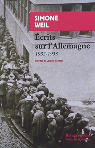Ecrits sur l'Allemagne 1932-1933