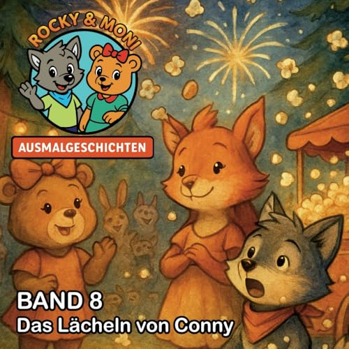 Rocky und Moni Ausmalgeschichten: Band 8 – Das Lächeln von Conny von Independently published