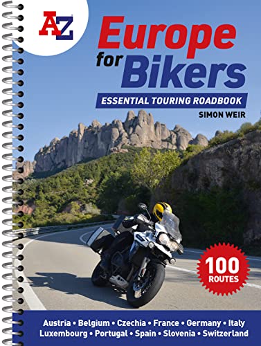 A -Z Europe for Bikers: 100 scenic routes around Europe von A-Z Map