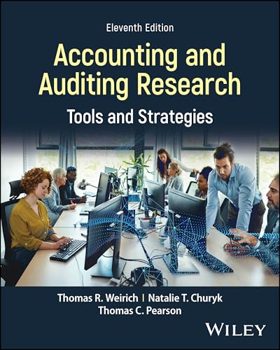 Accounting and Auditing Research: Tools and Strategies Accounting and Auditing Research: Tools and Strategies von Wiley