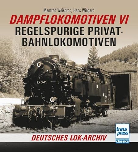 Dampflokomotiven VI: Regelspurige Privatbahnlokomotiven von Motorbuch Verlag