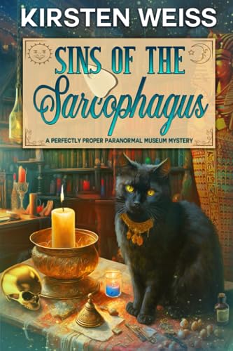 Sins of the Sarcophagus: A Laugh-out-loud Cozy Mystery (A Perfectly Proper Paranormal Museum Mystery, Band 9) von misterio press