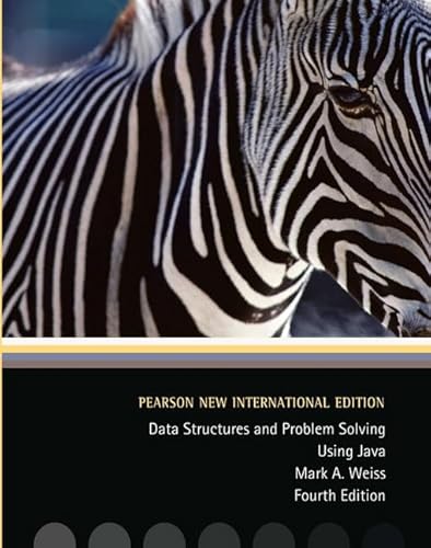 Data Structures and Problem Solving Using Java: Pearson New International Edition von Pearson Education Limited