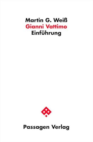 Gianni Vattimo: Einführung (Passagen Einführung)