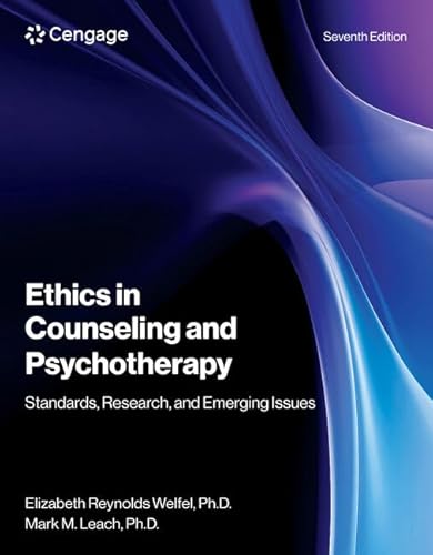 Ethics in Counseling and Psychotherapy Ethics in Counseling and Psychotherapy von Brooks/Cole