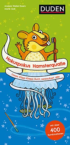 Hokuspokus Hamsterqualle - Dieses Klipp-Klapp-Buch verzaubert alle - Ab 4 Jahren: Dieses Klipp-Klapp-Buch verzaubert alle. Mit über 400 Kombinationen (Bilderbuch) von Bibliograph. Instit. GmbH