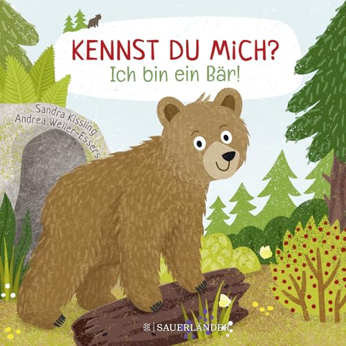 Kennst du mich? Ich bin ein Bär!: Ein Sachbilderbuch für neugierige Kinder ab 2 Jahren | Pappbilderbuch ab 2 Jahren │ Mit erstem Sachwissen über Tierbabys