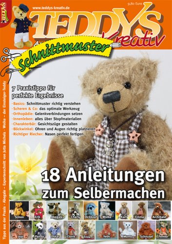 TEDDYS kreativ Schnittmuster 2012: 18 Anleitungen zum Selbermachen von Marquardt, Sebastian, u. Tom Wellhausen