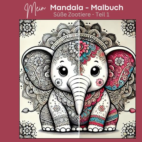 Mandala - süsse Zootiere für Jugendliche und Erwachsene: Willkommen in der magischen Welt der Mandalas! Dieses Buch lädt dich ein, in die kunstvolle ... kreativ entfalten oder einfach einen von Independently published