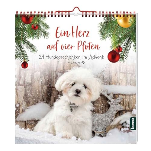 Ein Herz auf vier Pfoten: 24 Hundegeschichten im Advent