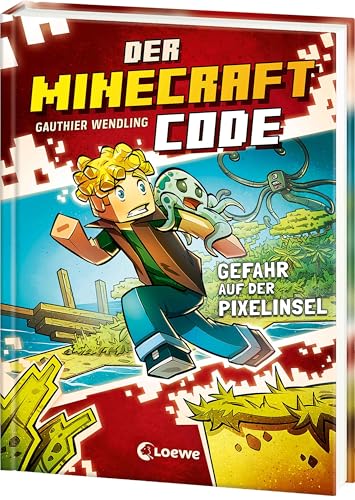 Der Minecraft Code (Band 2) - Gefahr auf der Pixelinsel: Die Pixelinsel hält neue gefährliche Quests für dich bereit! - Ein spannendes Abenteuer zum Miträtseln und Kombinieren für Kinder ab 8 Jahren von Loewe