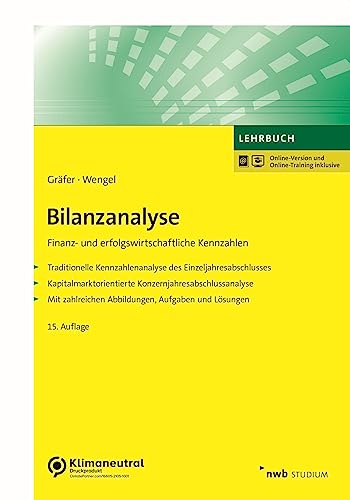 Bilanzanalyse: Finanz- und erfolgswirtschaftliche Kennzahlen (NWB Studium Betriebswirtschaft) von NWB Verlag