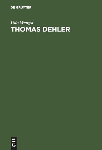 Thomas Dehler, 1897-1967: Eine politische Biographie Thomas Dehler, 1897-1967: Eine politische Biographie von De Gruyter Oldenbourg