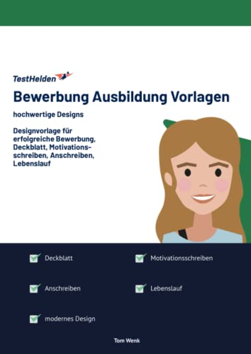 Bewerbung Ausbildung Vorlagen | hochwertige Designs I Designvorlage für erfolgreiche Bewerbung, Deckblatt, Motivationsschreiben, Anschreiben, Lebenslauf Bewerbung Ausbildung Vorlagen | hochwertige Designs I Designvorlage für erfolgreiche Bewerbung, Deckblatt, Motivationsschreiben, Anschreiben, Lebenslauf