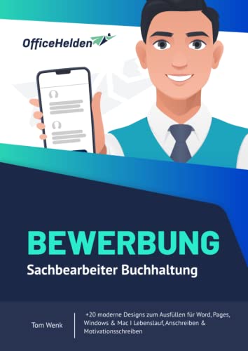 Bewerbung Sachbearbeiter Buchhaltung I +20 moderne Designs zum Ausfüllen für Word, Pages, Windows & Mac I Lebenslauf, Anschreiben & Motivationsschreiben Bewerbung Sachbearbeiter Buchhaltung I +20 moderne Designs zum Ausfüllen für Word, Pages, Windows & Mac I Lebenslauf, Anschreiben & Motivationsschreiben