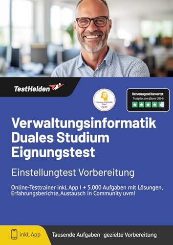 Verwaltungsinformatik Duales Studium Eignungstest: Einstellungtest Vorbereitung von eHEROES GmbH