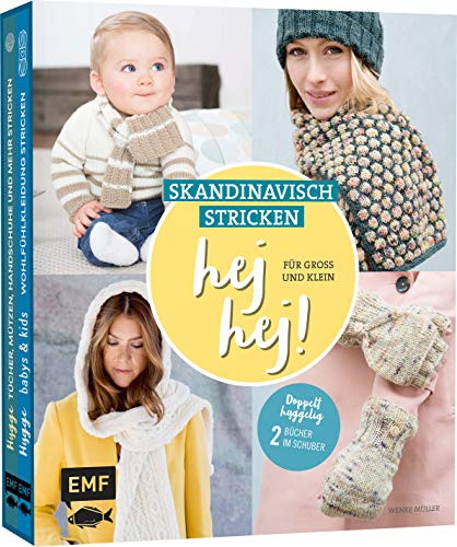 hej hej! Skandinavisch stricken für Groß und Klein: Doppelt hyggelig: 2 Bücher im Doppelpack