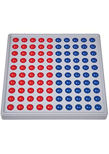 SCHUBI Abaco 100: Modell B 5/5 Kugeln (rot/blau) (SCHUBI Abaco 100: Der Zähl- und Rechenrahmen für den Zahlenraum bis 100 mit dem genialen Dreh!)