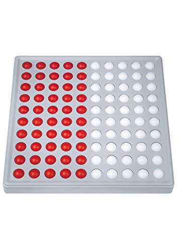SCHUBI Abaco 100: Modell B 5/5 Kugeln (rot/weiss) (SCHUBI Abaco 100: Der Zähl- und Rechenrahmen für den Zahlenraum bis 100 mit dem genialen Dreh!)