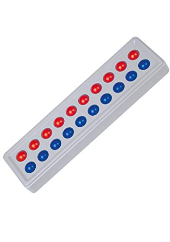 SCHUBI Abaco 20: Modell A 10/10 Kugeln (rot/blau) (SCHUBI Abaco 20: Der Zähl- und Rechenrahmen bis 20 mit dem genialen Dreh!) von SCHUBI Lernmedien