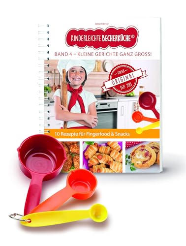 Kinderleichte Becherküche Band 4- 3 Messbecher und ein Rezepbuch mit 10 Rezepten, Kleine Gerichte ganz Groß, Bekannt aus Die Höhle der Löwen: Backset ... Backen und Kochen für Kinder ab 3 Jahren)