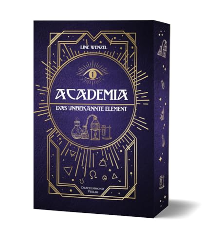 Academia - Das unbekannte Element: Dark Academia Fantasy mit Farbschnitt-Garantie von Drachenmond Verlag GmbH