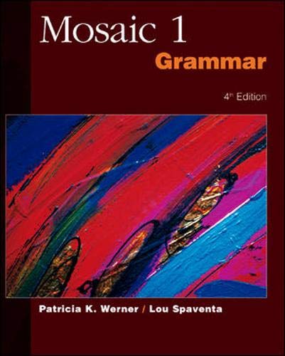 Mosaic One: Grammar (Mosaic, Grammar) von McGraw Hill Higher Education