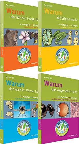 Biologisches Wissen in Frage und Antwort: Set der 4 Bände inkl. CD-ROM: Alle Bände einschl. CD-ROM