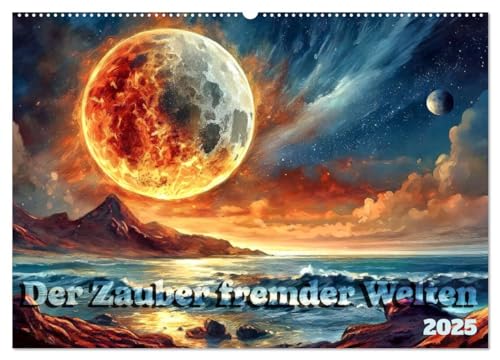 Der Zauber fremder Welten (Wandkalender 2025 DIN A2 quer), CALVENDO Monatskalender