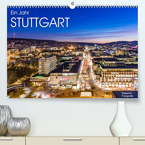 Ein Jahr STUTTGART (hochwertiger Premium Wandkalender 2024 DIN A2 quer), Kunstdruck in Hochglanz